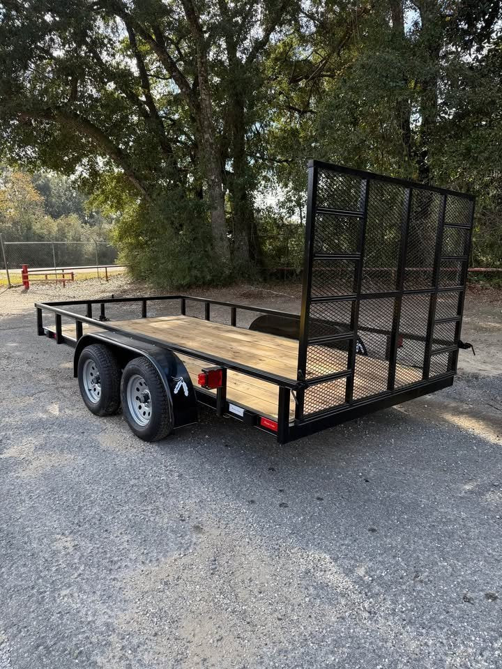 83 X 14 TUBE TOP TANDEM UTILITY W / 5FT. HD GATE