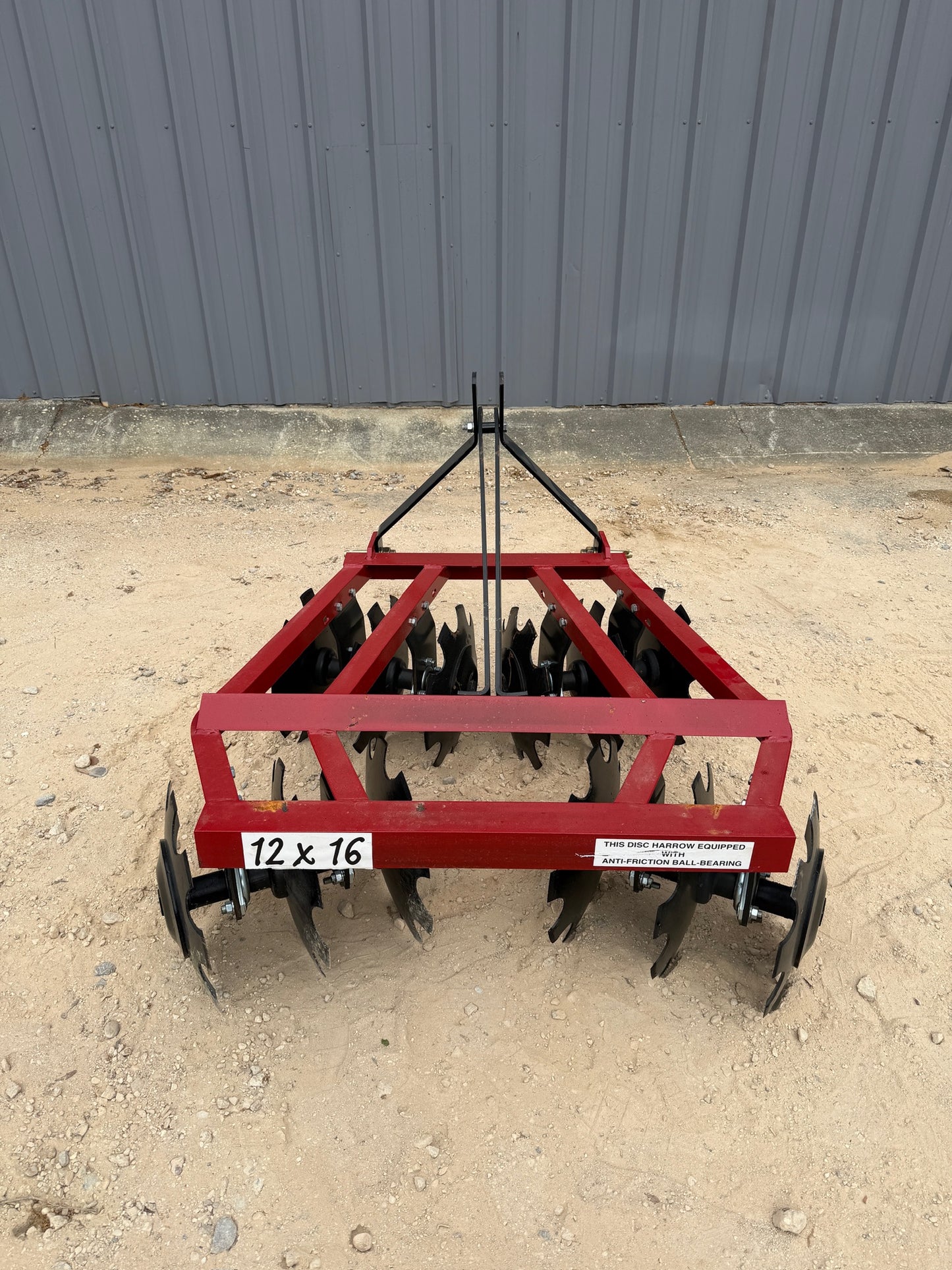 4FT. ATLAS 12X16 LOW PROFILE DISC HARROW
