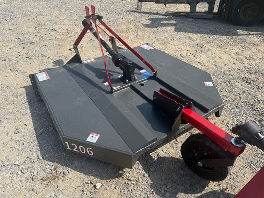 6FT. IRON CRAFT TYM ROTARY CUTTER (SHEAR BOLT)