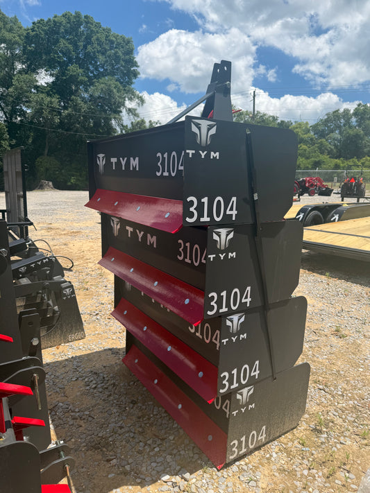 4FT. IRON CRAFT 3104 BOX BLADE W/ SHANKS