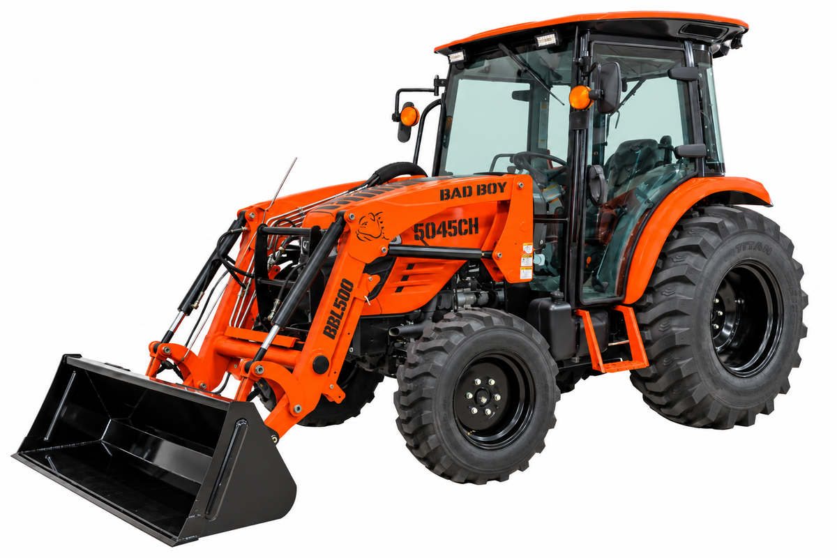 NEW 2026 BAD BOY 5045CH TRACTOR CAB AND AIR (48 HP)