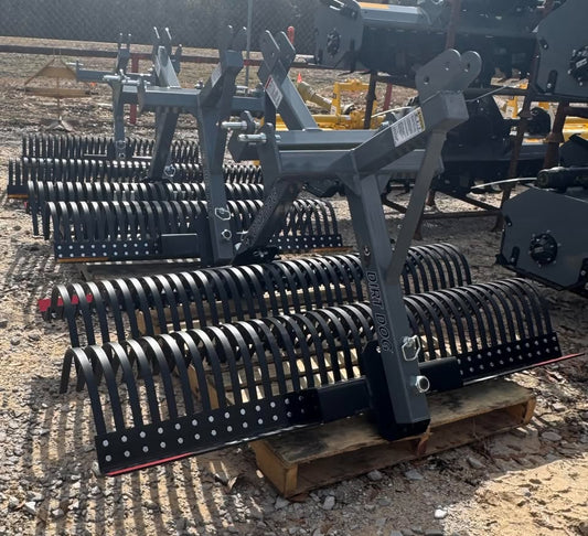 6FT. DIRT DOG LAND SCAPE RAKE