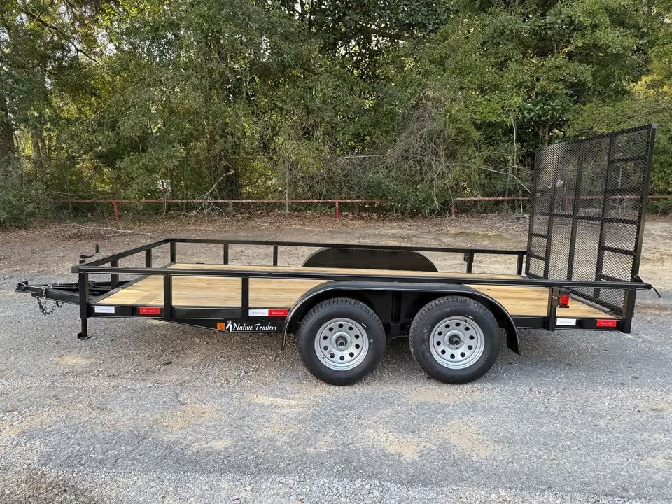 83 X 14 TUBE TOP TANDEM UTILITY W / 5FT. HD GATE