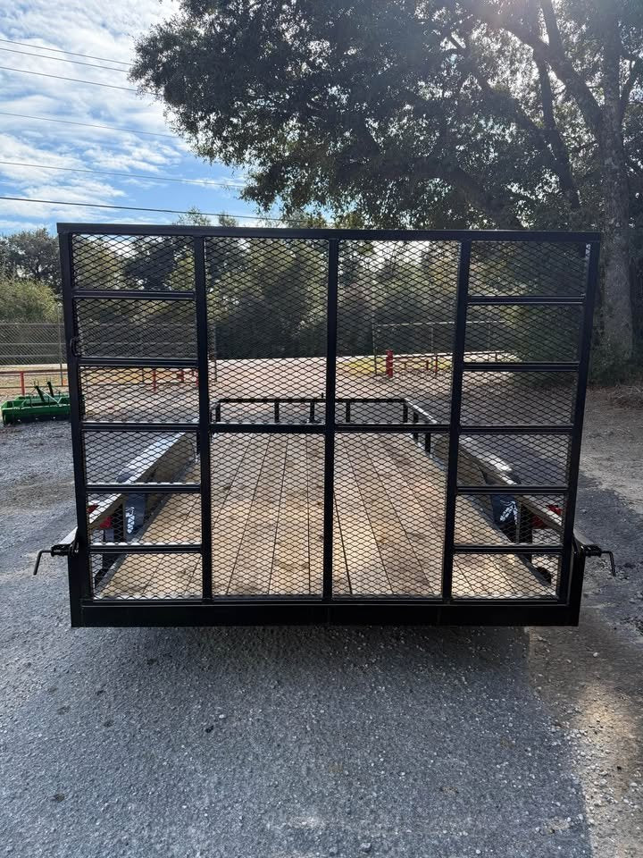 83 X 14 TUBE TOP TANDEM UTILITY W / 5FT. HD GATE