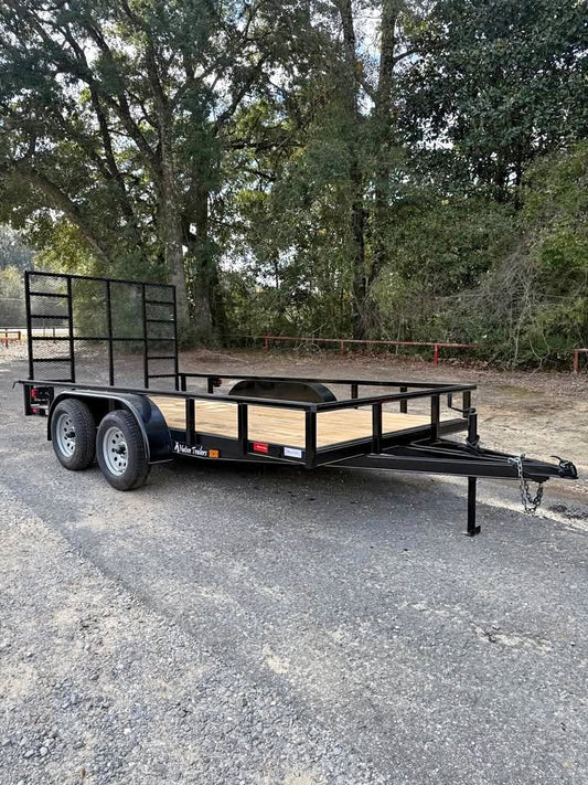 83 X 14 TUBE TOP TANDEM UTILITY W / 5FT. HD GATE