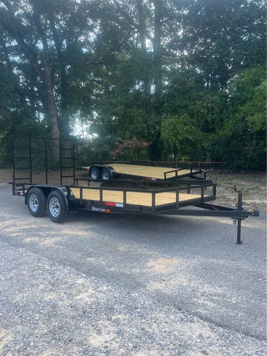 83 X 16 ECO TANDEM UTILITY TRAILER W/ 5FT. GATE