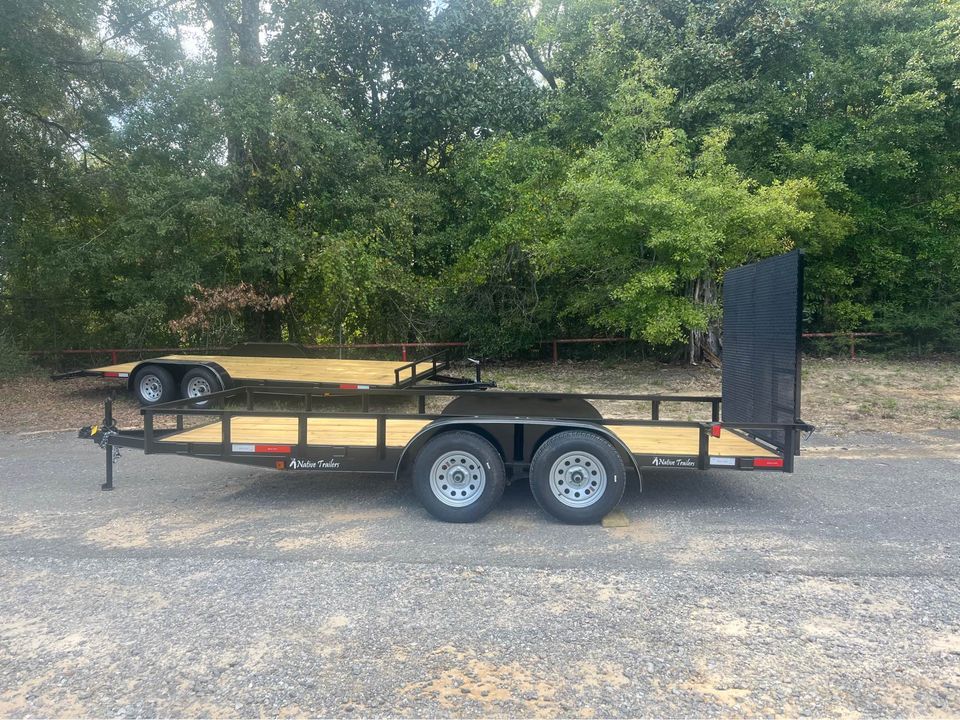 83 X 16 ECO TANDEM UTILITY TRAILER W/ 5FT. GATE