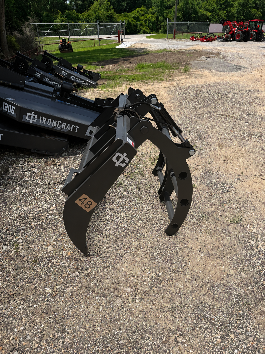 48" COMPACT TRACTOR GRAPPLE RAKE