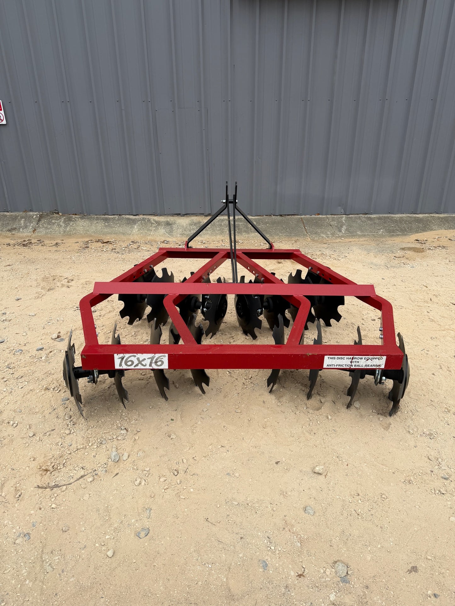 5FT. ATLAS 16X16 LOW PROFILE DISC HARROW